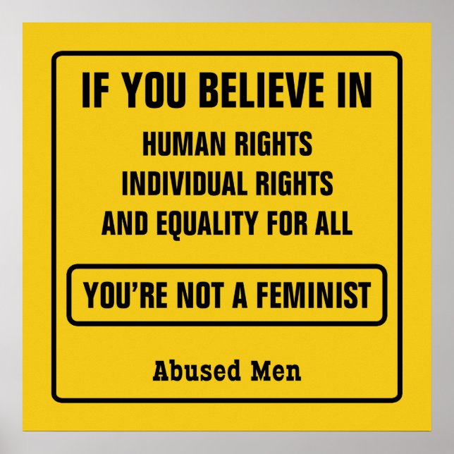 Wenn Sie an die Menschenrechte glauben ... Poster (Vorne)