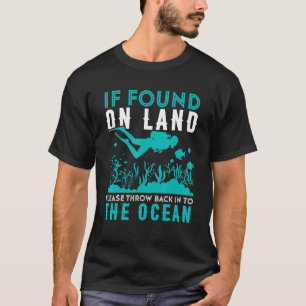 Wenn Sie auf dem Land gefunden werden, werfen Sie T-Shirt