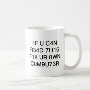 Wenn Sie das lesen können Kaffeetasse