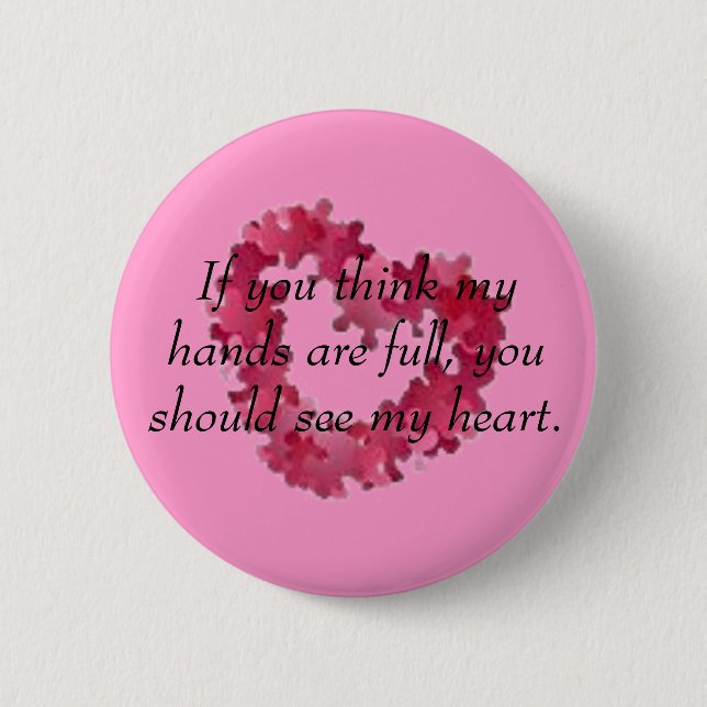 Wenn Sie denken, sind meine Hände, y… voll Button (Vorderseite)