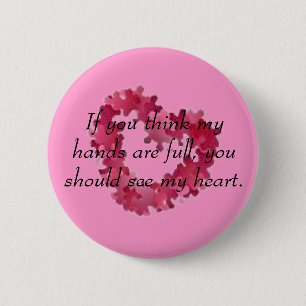 Wenn Sie denken, sind meine Hände, y… voll Button