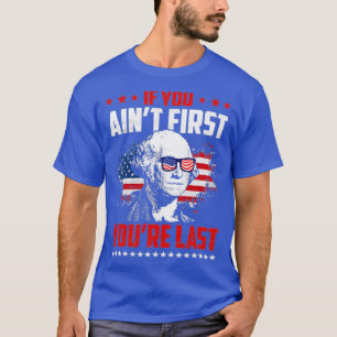 Wenn Sie die erste Person als Letztes erreichen T-Shirt