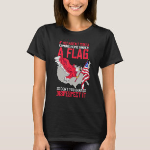 Wenn Sie die Gefahr laufen, unter einer Flagge Zuh T-Shirt