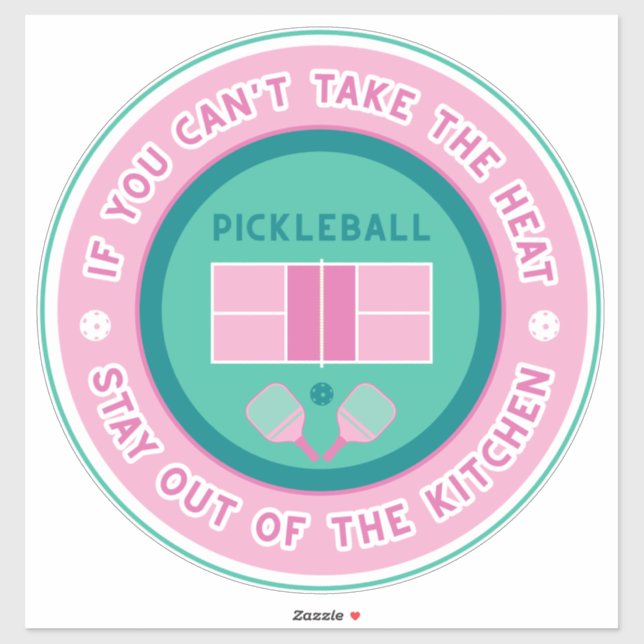 Wenn Sie die Hitze nicht nehmen können - rosa und  Aufkleber (Blatt)