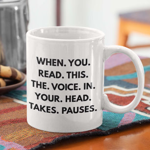 Wenn Sie dies lesen Kaffeetasse
