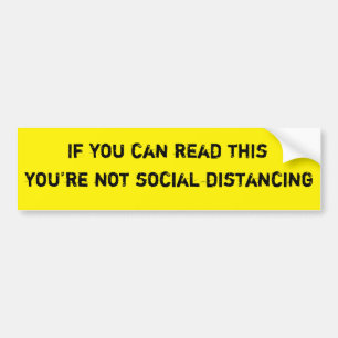 Wenn Sie dies lesen können Autoaufkleber