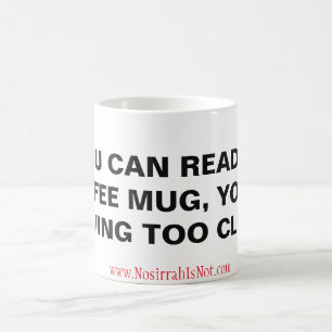 Wenn Sie diese Kaffee-Tasse lesen können Tasse