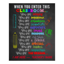 Wenn Sie diese Klassenzimmer-Regeln eingeben