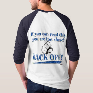 Wenn Sie diese lesen können ... Zurück Aus blau - T-Shirt