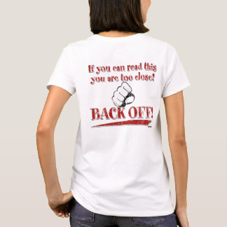 Wenn Sie diese lesen können ... Zurück aus rot - z T-Shirt
