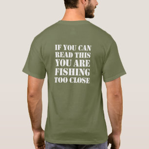 Wenn Sie dieses lesen können, fischen Sie zu T-Shirt