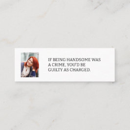 Wenn Sie ein ausführliches Foto sind, das die Rufk Mini Visitenkarte