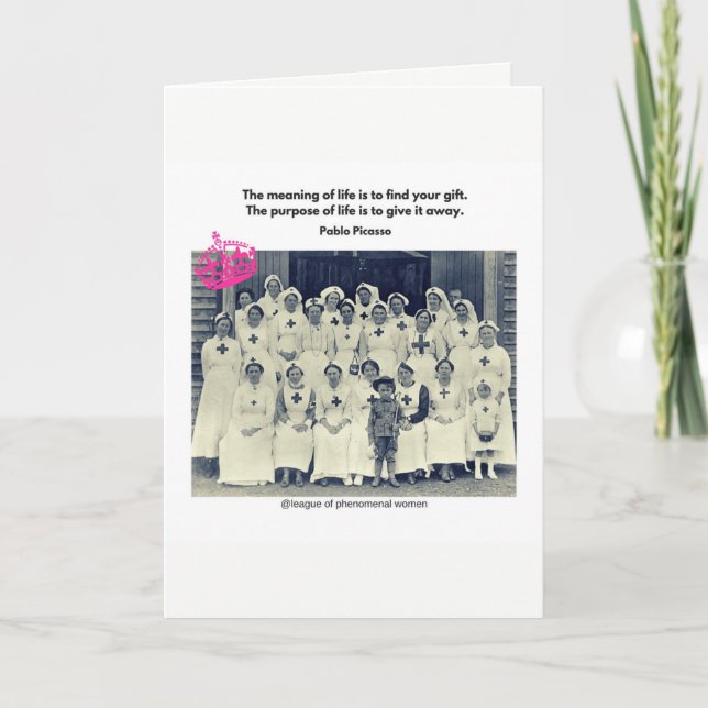 Wenn Sie ein Geschenk haben, teilen Sie es… Dankeskarte (Vorderseite)