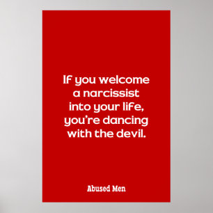 Wenn Sie einen Narcissist in Ihr Leben… begrüßen Poster