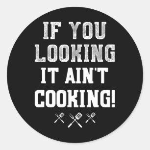 Wenn Sie es nicht kochen Pitmaster Grillen Geschen Runder Aufkleber