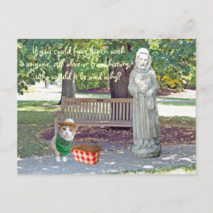 Wenn Sie essen könnten ... Postkarte
