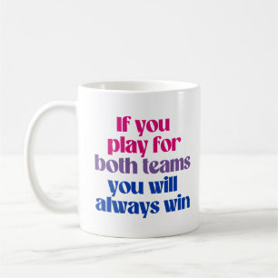 Wenn Sie für beide Mannschaften spielen, gewinnen  Kaffeetasse