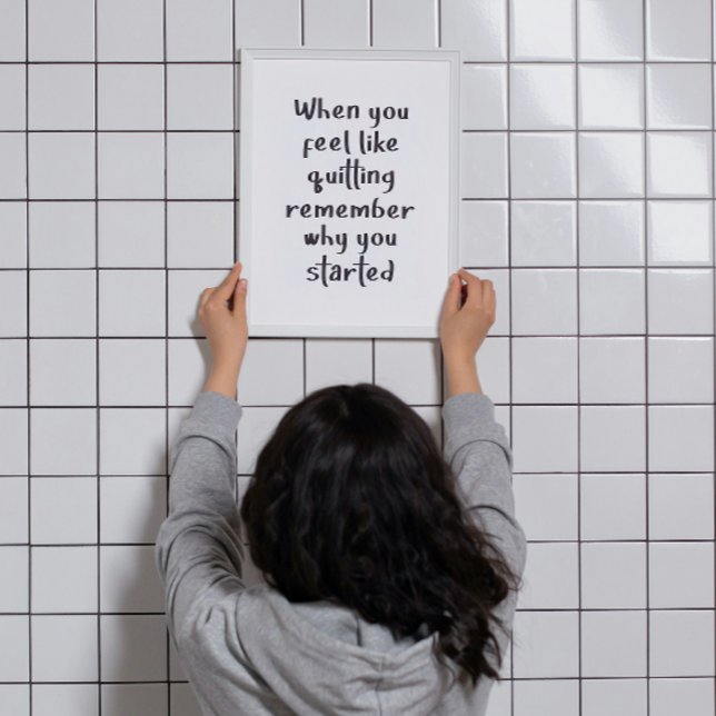 Wenn Sie gerne aufhören, trainieren Sie Gymnastikw Poster (Von Creator hochgeladen)