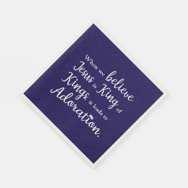 Wenn Sie glauben Serviette (Ecke)