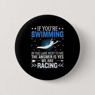 Wenn Sie in der Ferne neben mir schwimmen - schwim Button