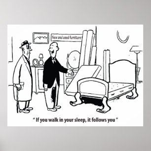 Wenn Sie in Ihrem Schlaf, Spaß, sonnigen Urlaub ge Poster