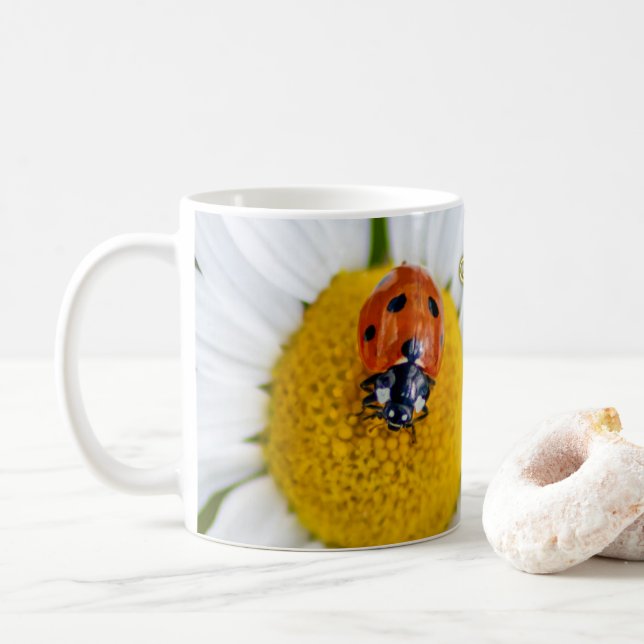 Wenn Sie jemanden ohne Lächeln sehen... Kaffeetasse (Mit Donut)