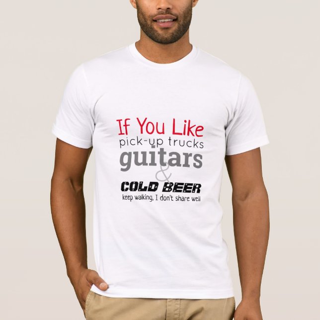 Wenn Sie LKWs mögen T-Shirt (Vorderseite)