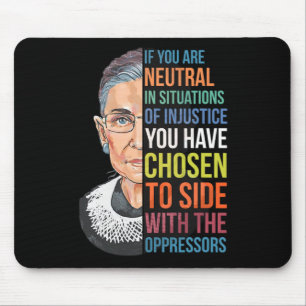 Wenn Sie neutral sind in Situationen der Ungerecht Mousepad