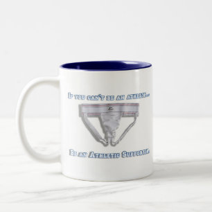 Wenn Sie nicht ein Athlet sein können… Zweifarbige Tasse