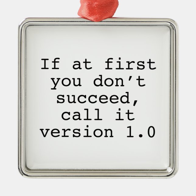 Wenn Sie nicht erfolgreich sind, rufen Sie die Ver Ornament Aus Metall (Vorne)