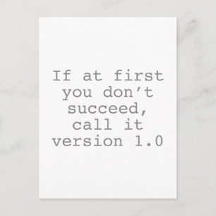 Wenn Sie nicht erfolgreich sind, rufen Sie die Ver Postkarte