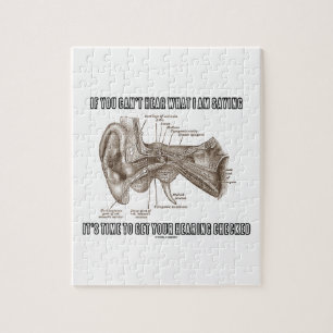 Wenn Sie nicht hören können, was ich Sprichwort Puzzle