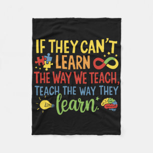Wenn sie nicht lernen können, wie wir spezielle Ed Fleecedecke