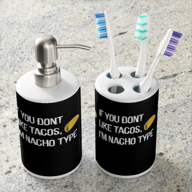 Wenn Sie nicht Tacos mögen, dann, das ich Nachoart Badezimmer-Set (Vorderseite)