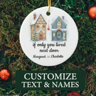 Wenn Sie nur am nächsten Individuelle Name wohnten Keramik Ornament