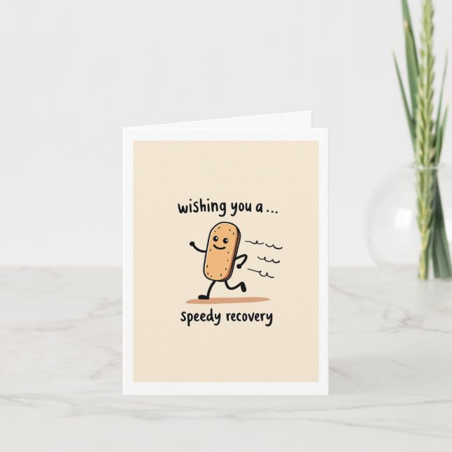 Wenn Sie sich eine schnelle Erholung wünschen, wer Karte (Vorderseite)