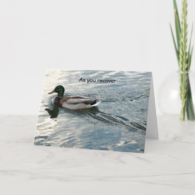 Wenn Sie sich erholen Karte (Vorderseite)
