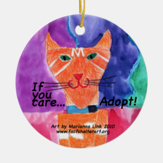 Wenn Sie sich interessieren….adoptieren Sie! Keramik Ornament