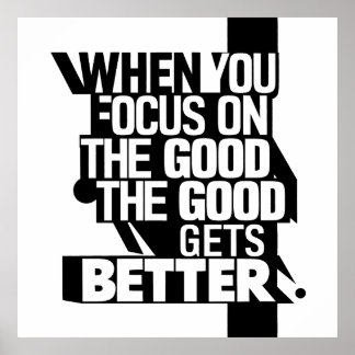 Wenn Sie sich konzentrieren Poster