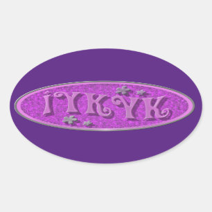 Wenn Sie Slogan Epic Throwback Time kennen Ovaler Aufkleber