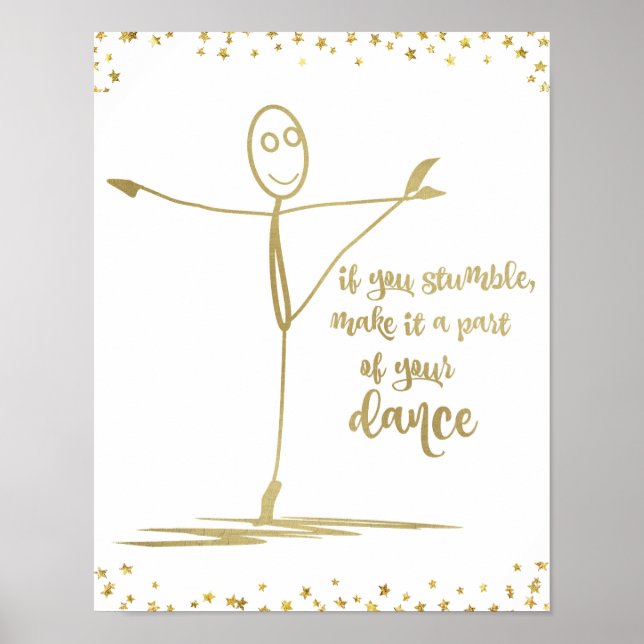 Wenn Sie stolpern, machen Sie es zu einem Teil des Poster (Vorne)