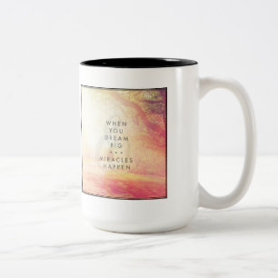 Wenn Sie träumen Zweifarbige Tasse