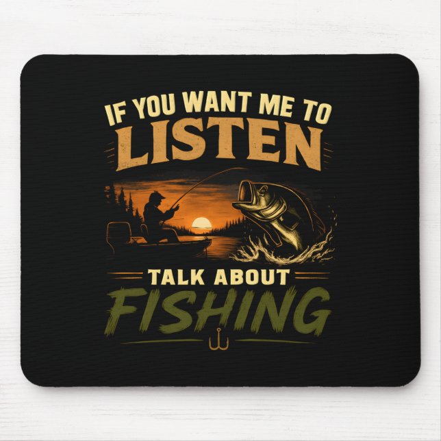 Wenn Sie über Angelleistung sprechen hören wollen Mousepad (Vorne)
