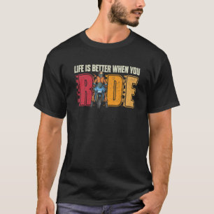 Wenn Sie Vintag Fahrrad fahren T-Shirt