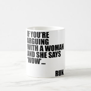 WENN SIE WOW SAGT KAFFEETASSE