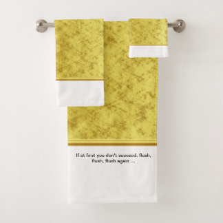 Wenn Sie zunächst nicht erfolgreich sind, spülen, Badhandtuch Set