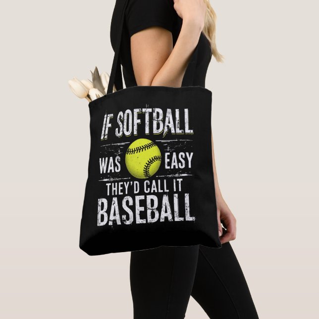 Wenn Softball einfach wäre, würden sie es Baseball (Von Nahem)