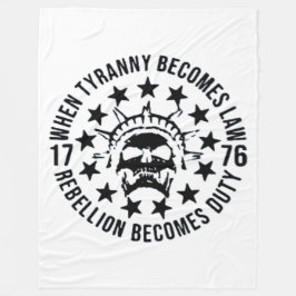 WENN TYRANNY GESETZ WIRD FLEECEDECKE