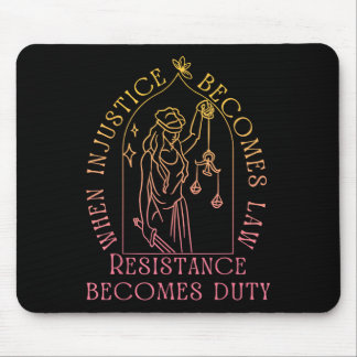 Wenn Ungerechtigkeit Rechtswiderstand wird zur Pfl Mousepad
