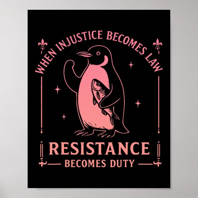 Wenn Ungerechtigkeit Rechtswiderstand wird zur Pfl Poster (Vorne)